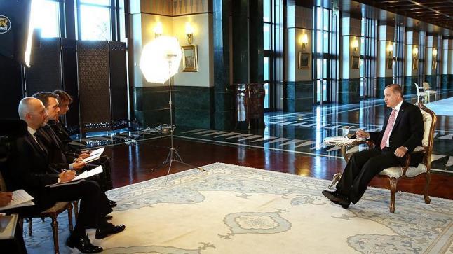 أردوغان يجري مقابلة مع وكالة رويترز وينتقد المجلس الأوروبي