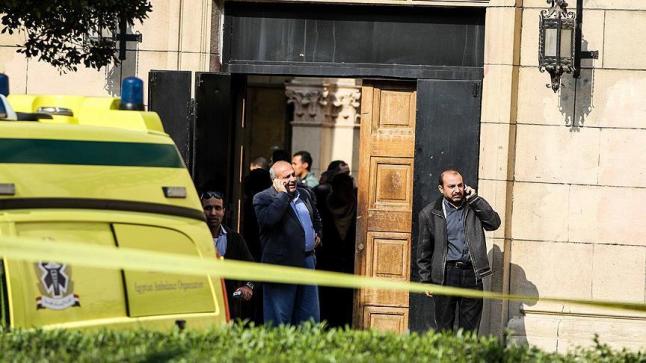 مقتل وإصابة العشرات في تفجير استهدف كنيسة مار جرجس بمدينة طنطا في مصر