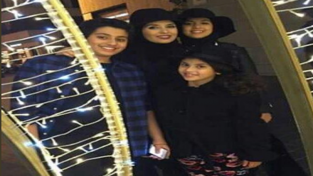 بالصور شاهد الفنانة المصرية المعتزلة جيهان نصر مع أبنائها من زوجها الملياردير السعودي